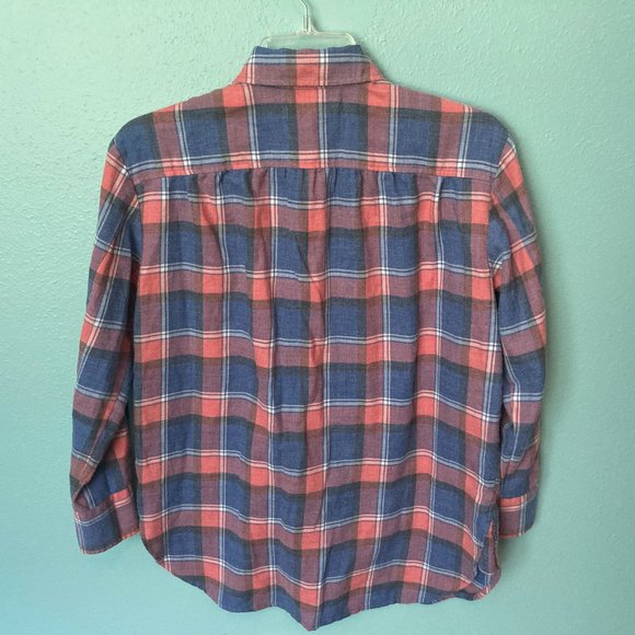 Madewell Rivet & Thread Harvey Plaid Flannel XS - Picture 2 of 4